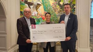 Laois woman’s charity gets cash boost from local hotel group Laois woman’s charity gets cash boost from local hotel group