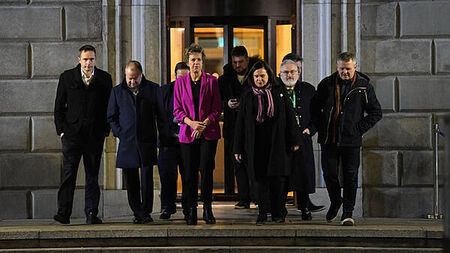 Dáil opposition parties show rare unity over speaking rights row