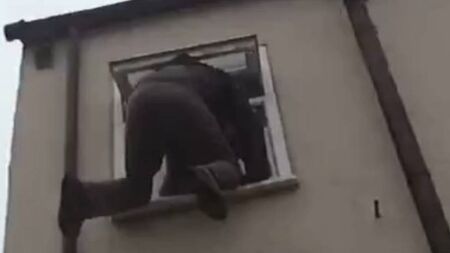 Burglar needed gardaí to rescue him