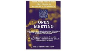 Portlaoise Alcoholics Anonymous group to host open information meeting