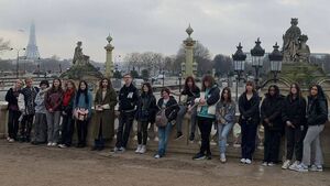 Portlaoise College students brought their art lessons to life in Paris
