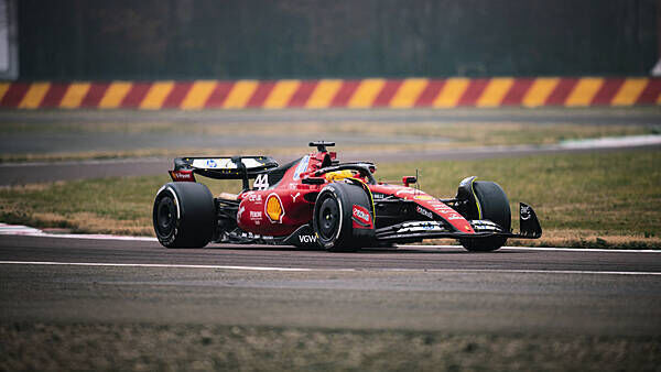 Lewis Hamilton ‘absolutely okay’ after crash during Ferrari test in Spain