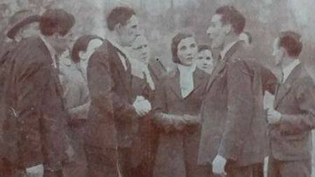 Portarlington Dramatic Society members took part in the first ever talking film in Ireland