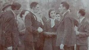 Portarlington Dramatic Society members took part in the first ever talking film in Ireland Portarlington Dramatic Society members took part in the first ever talking film in Ireland