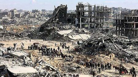 Trump’s comments on US-owned Gaza ‘concerning’, Harris says