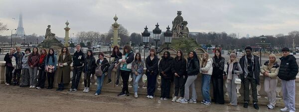 Fifth year and Leaving Cert Applied art students from Portlaoise College on their visit to Paris. Fifth year and Leaving Cert Applied art students from Portlaoise College on their visit to Paris.