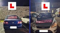 Laois gardaí stopped two unaccompanied learner drivers who were driving uninsured vehicles  