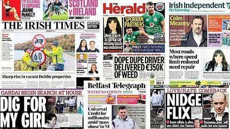 What the papers say: Saturday's front pages