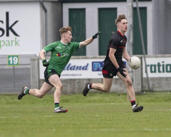 Ardscoil na Tríonóide captain Eoin Johnson Ardscoil na Tríonóide captain Eoin Johnson