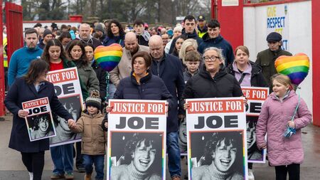 Hundreds attend march in Mountrath seeking justice for Joe Drennan