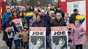 Hundreds attend march in Mountrath seeking justice for Joe Drennan