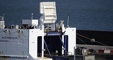 Man released without charge after death of woman on ferry that docked in Wexford