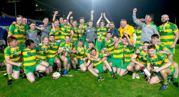 Ballypickas celebrate their 2024 Junior Hurling Championship final win over Borris/Kilcotton Photo: Denis Byrne
