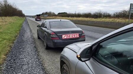 Mercedes seized by Laois gardaí