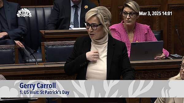 O’Neill ‘comfortable’ with deputy first minister attending White House meeting