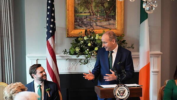 Taoiseach praises Trump’s progress on brokering peace ahead of meeting