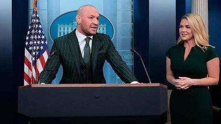 Donald Trump praises Conor McGregor's work ethic at St Patrick's Day White House meeting