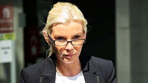 Catriona Carey appears in court on money laundering charges Catriona Carey appears in court on money laundering charges