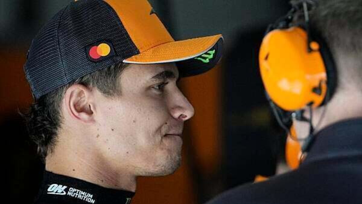 Lando Norris sets the practice pace for McLaren in Shanghai