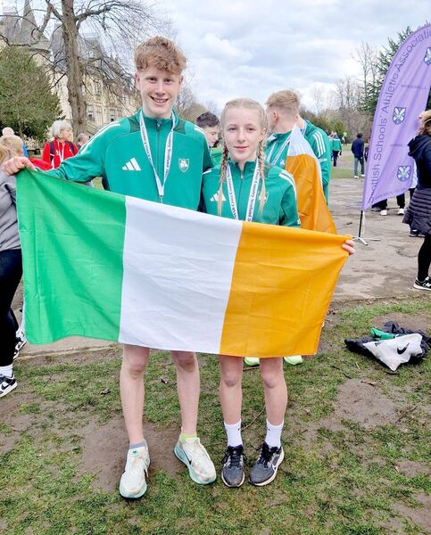 St Michael's AC duo Hanna Luttrell and Riley Connolly