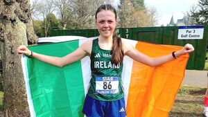 Laura makes her international debut