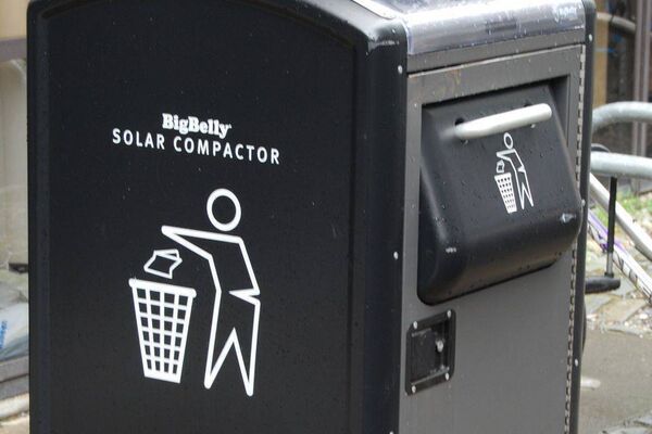 The litter bin was stolen from Hynd's Square, said cllr Tuohy 