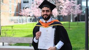 Palestinian student receives first-class honours and tops class at DCU Palestinian student receives first-class honours and tops class at DCU
