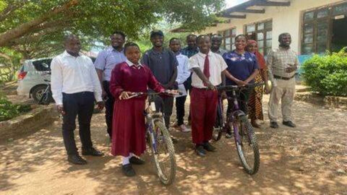 Unwanted bicycles in Laois helps children in Tanzania