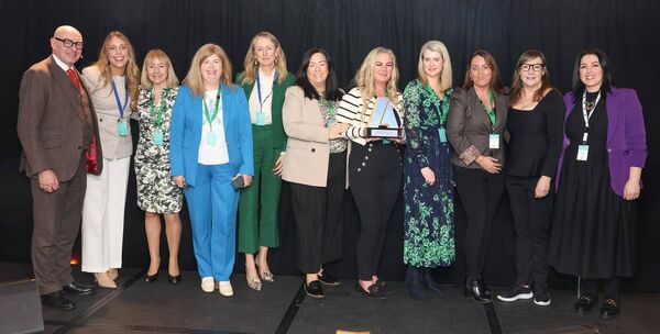 Representatives from the Transformative Journeys for Traveler Women programme which was organised by the LOETB who were the winners of the Open University's Shooting Star Award at the AONTAS STAR Awards ceremony. 