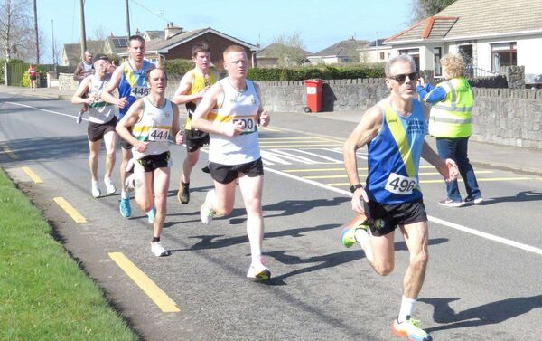 Action from the Laois Senior Road Championships held in Ballyroan