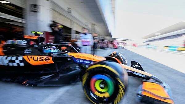 Lando Norris survives early scare to lead practice times in Japan