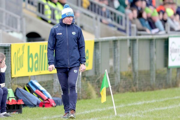 For Justin McNulty there was some progress made in the National Football League campaign but that this Laois team is a still a work in progress Photo: Paul Dargan