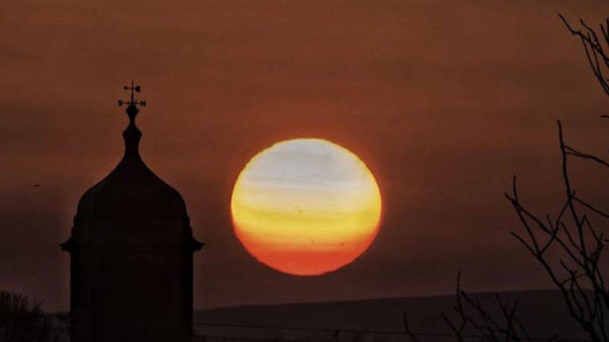 Saharan sunrise in Portlaoise