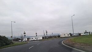 Judge warns Traveller couple they face jail unless they remove caravan from Limerick roundabout Judge warns Traveller couple they face jail unless they remove caravan from Limerick roundabout