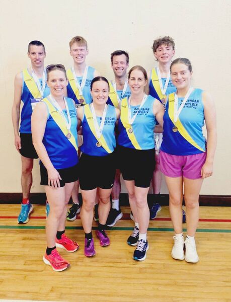 BA&amp;D Men's and Ladies teams at Laois Intermediate Road Race