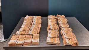 Man and woman (60s) arrested as gardaí seize €342,000 in cash at Dublin Airport