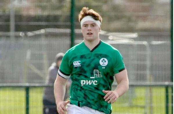 Richie Whelan playing for Ireland U/19s