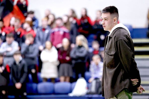 Xabi Arriaga in his role as Pres De La Salle Bagenalstown Head Coach at last year's All-Ireland Schools Cup U/19B Boys final, so he knows what he is talking about when he says Panthers will have to be at the top of their game if they are to win on Saturday Photo: ©INPHO/Ben Brady Xabi Arriaga in his role as Pres De La Salle Bagenalstown Head Coach at last year's All-Ireland Schools Cup U/19B Boys final, so he knows what he is talking about when he says Panthers will have to be at the top of their game if they are to win on Saturday Photo: ©INPHO/Ben Brady