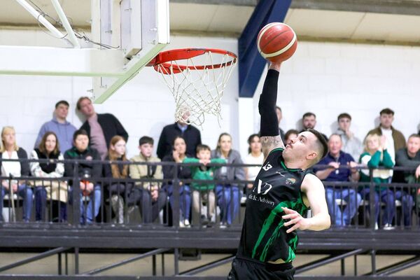 Xabi Arriaga finds the basket for Portlaoise Panthers in the defeat of Muigh Cuilinn earlier in the season Photo: Paul Dargan Xabi Arriaga finds the basket for Portlaoise Panthers in the defeat of Muigh Cuilinn earlier in the season Photo: Paul Dargan