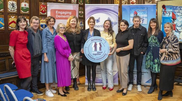 Irene Hartigan (UCC). Mike Hanrahan, Fiona Foley ( National Dementia), Helen Rochford Brennan (Demntia Ambassador), Kim Tully (Engaging Dementia), Michelle Kelly (National College of Ireland), Carmen Elise Pocknell (Researcher UCC), Ana Terres (HSE Research), Matthew Gibb(DSIDC), Lindsay Fenlon Martin and Carmel Geoghegan( Dementia Ireland) Irene Hartigan (UCC). Mike Hanrahan, Fiona Foley ( National Dementia), Helen Rochford Brennan (Demntia Ambassador), Kim Tully (Engaging Dementia), Michelle Kelly (National College of Ireland), Carmen Elise Pocknell (Researcher UCC), Ana Terres (HSE Research), Matthew Gibb(DSIDC), Lindsay Fenlon Martin and Carmel Geoghegan( Dementia Ireland)