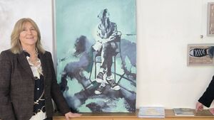 Latvian artist returns to Abbeyleix with new art display Latvian artist returns to Abbeyleix with new art display