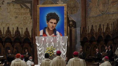 Saint Carlo first saint born in new millennium