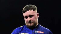 Luke Littler beaten by Michael van Gerwen after Liverpool quarter-final collapse