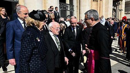 Pope Francis remains ‘an incredible source of hope’ - President Higgins