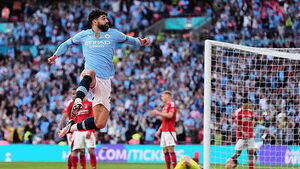Manchester City beat Nottingham Forest to reach third successive FA Cup final Manchester City beat Nottingham Forest to reach third successive FA Cup final