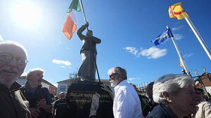 Bobby Sands statue unveiled to mark anniversary of IRA hunger striker’s death