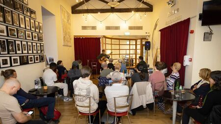 First night of the Spotlight Sessions was a roaring success in Dunamaise Art Centre 