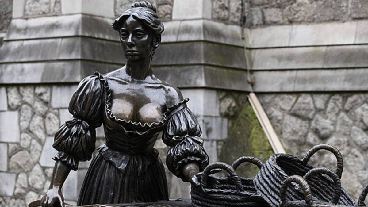 Molly Malone statue unstable due to 'abuse on daily basis'