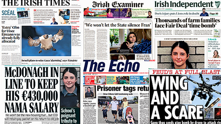 What the papers say: Tuesday's front pages