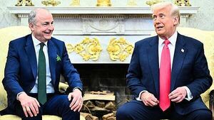 Taoiseach received positive messages on Trump meeting: 'You played a blinder with that nut' Taoiseach received positive messages on Trump meeting: 'You played a blinder with that nut'